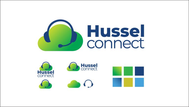 logo husselconnect.nl koptelefoon op cloud